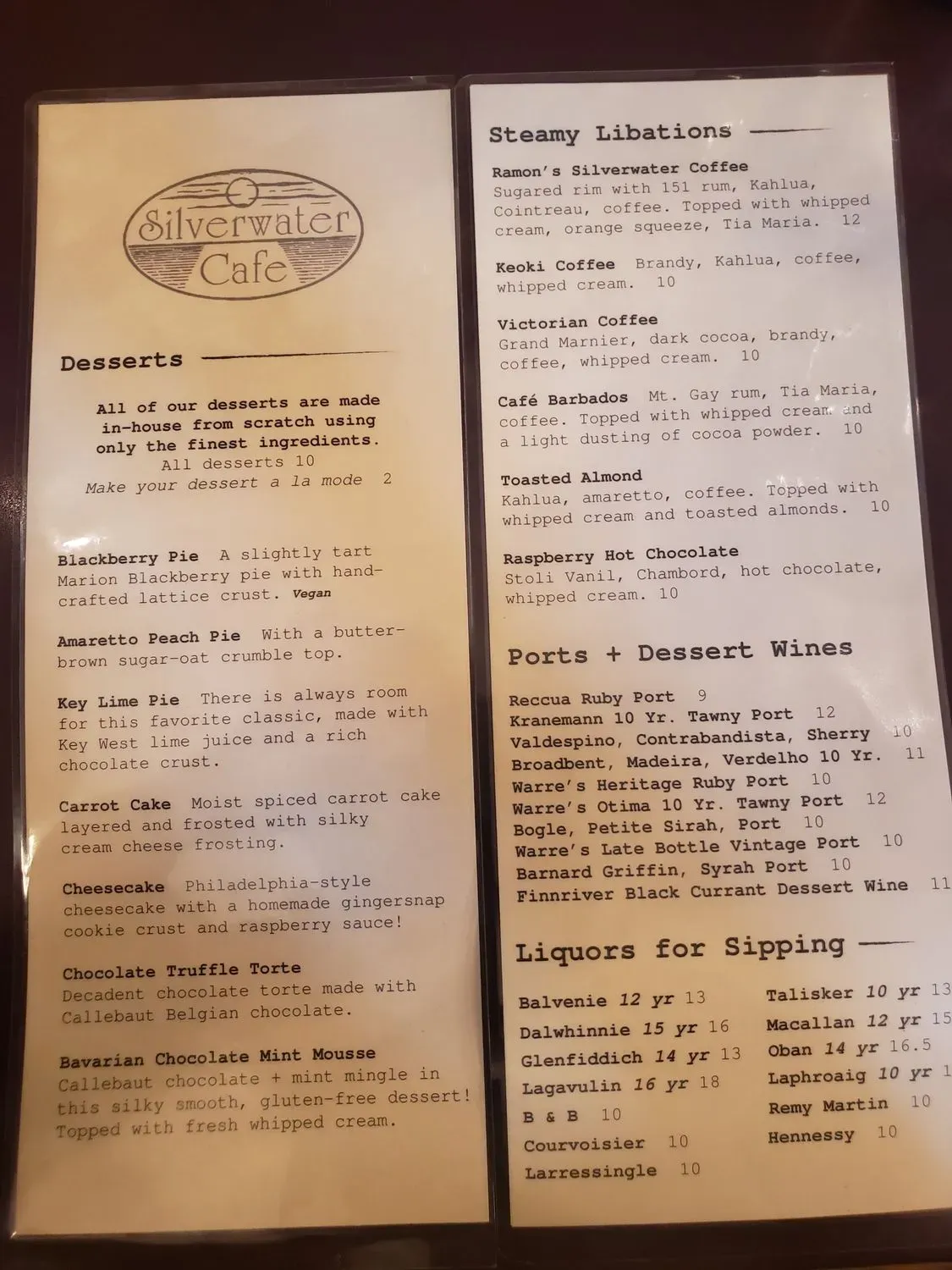 Menu 4