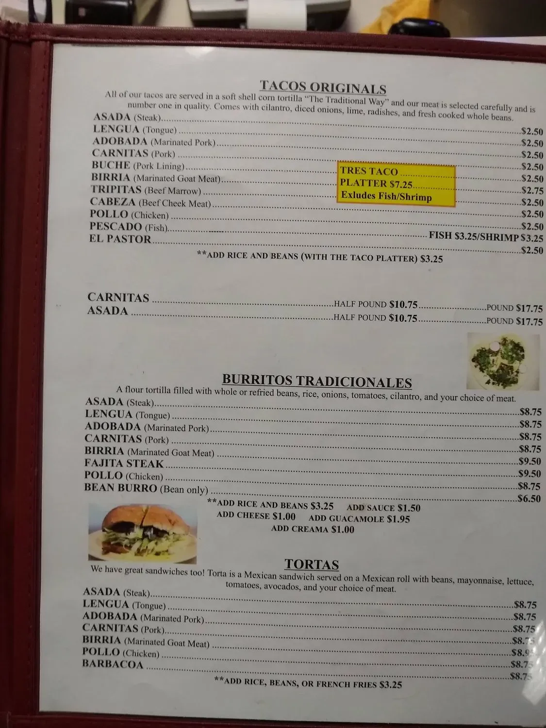 Menu 4