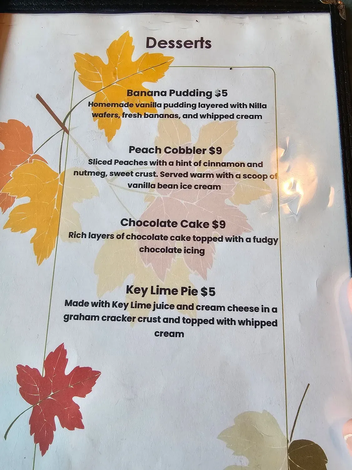 Menu 5