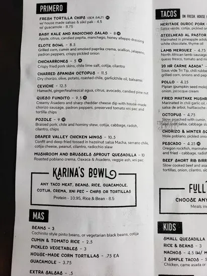 Menu 5