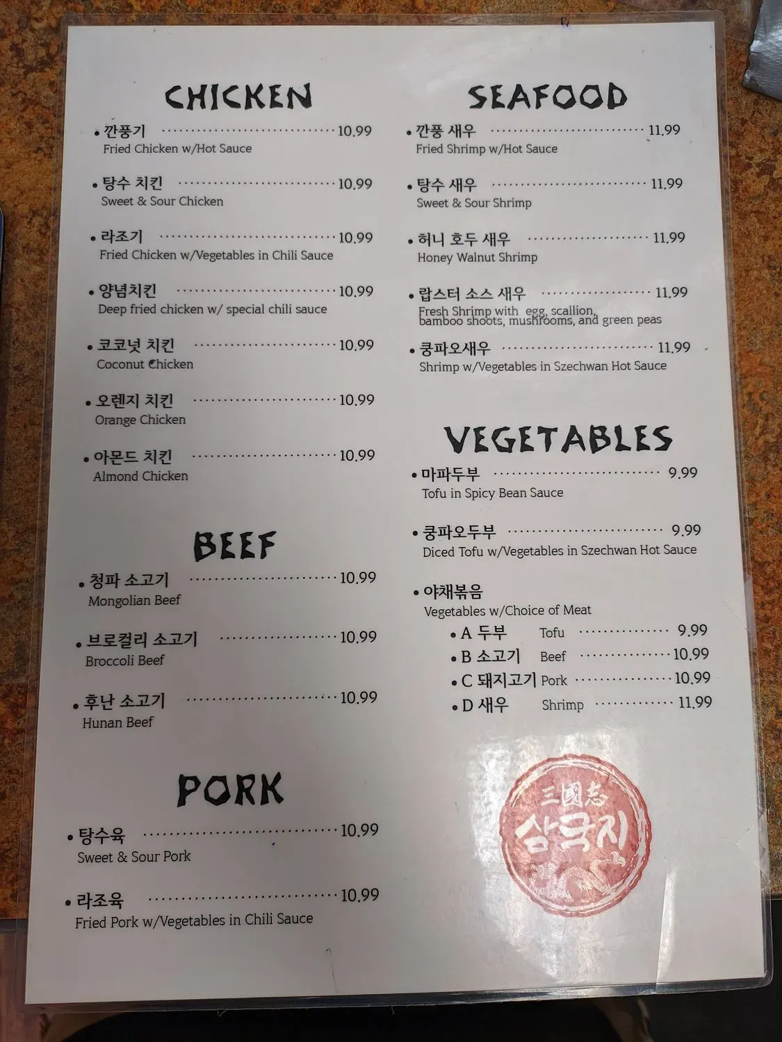 Menu 5