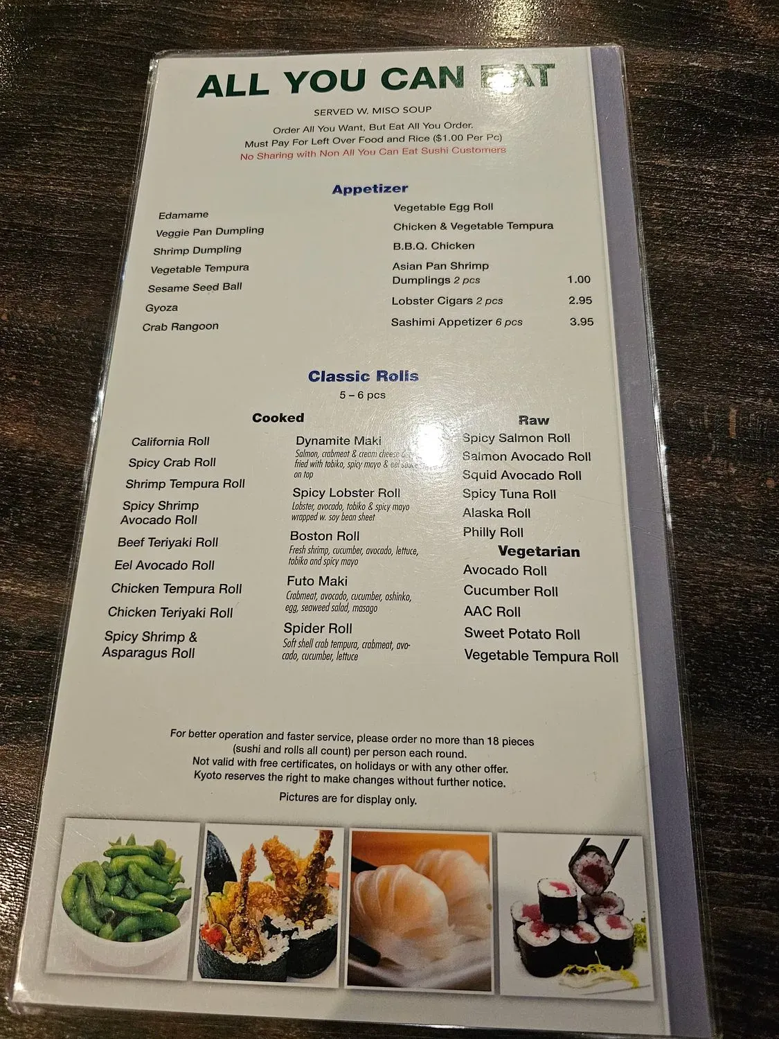 Menu 5