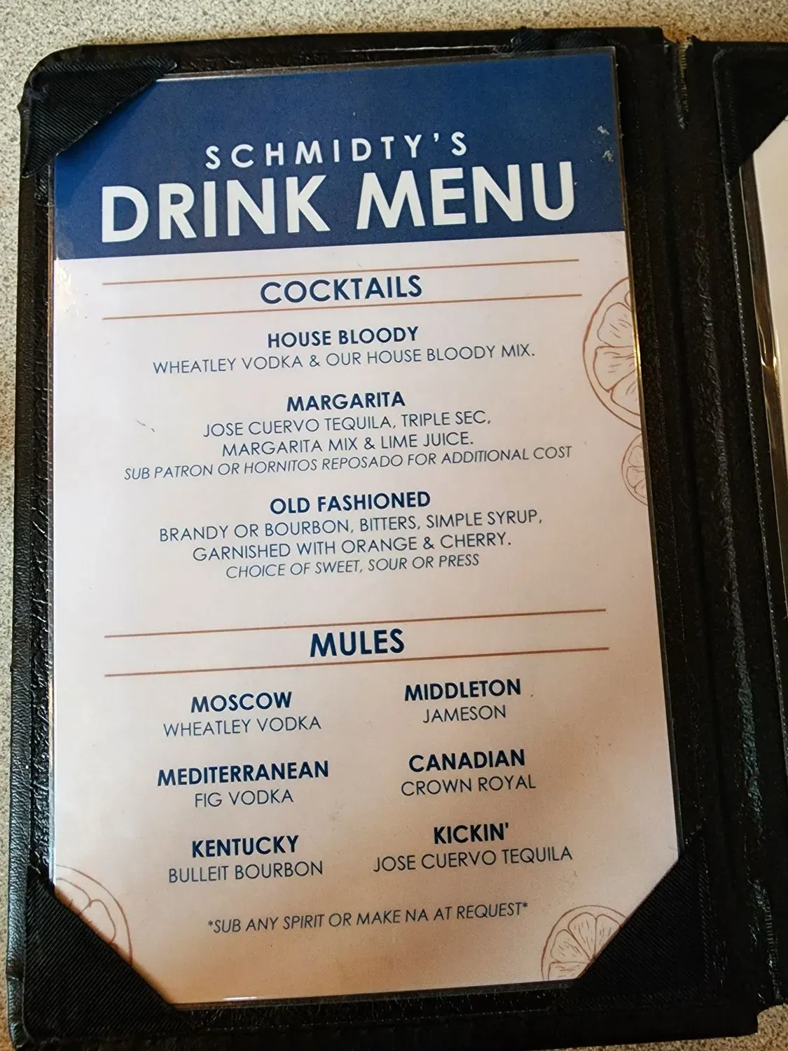 Menu 5