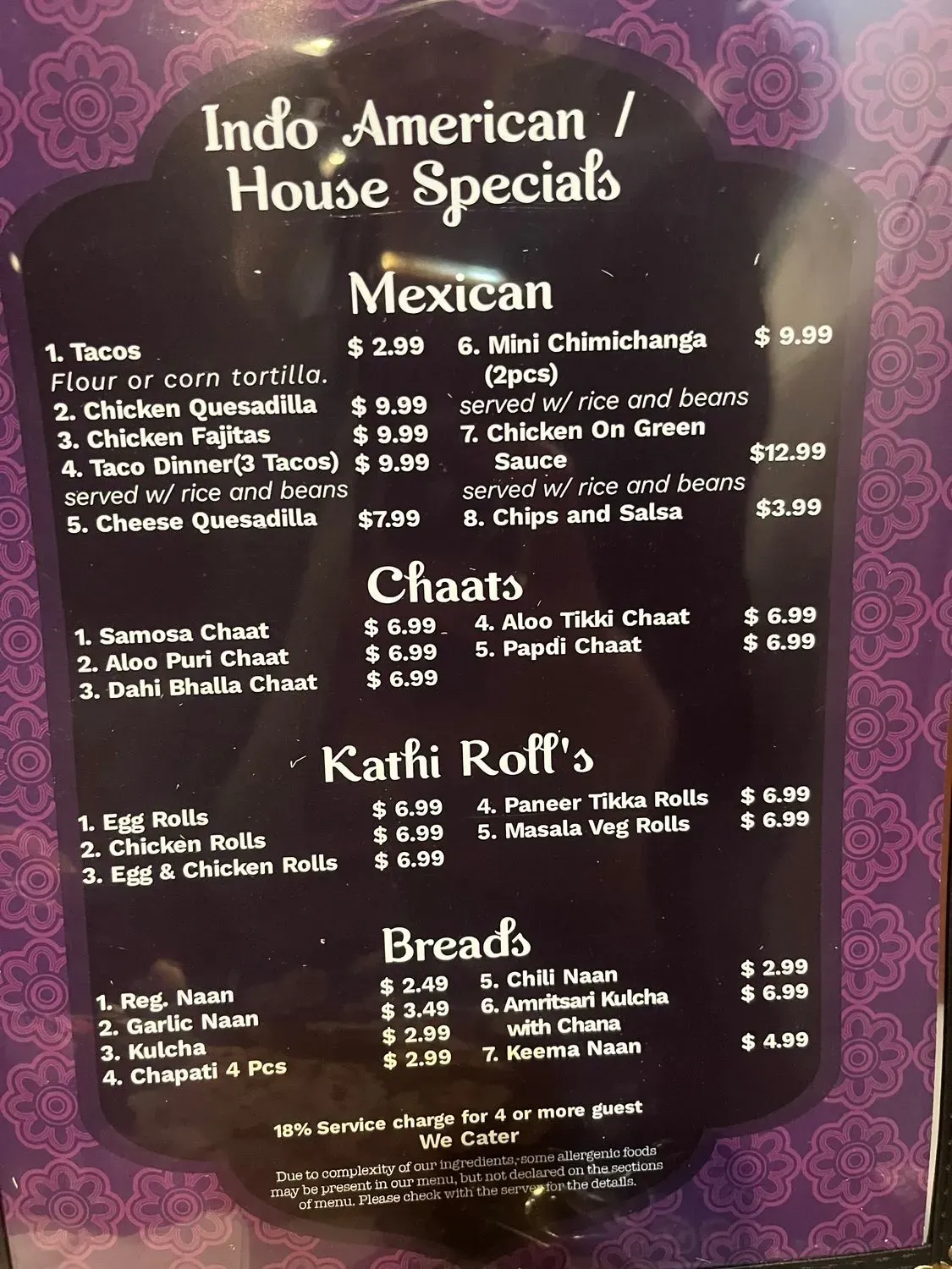 Menu 2