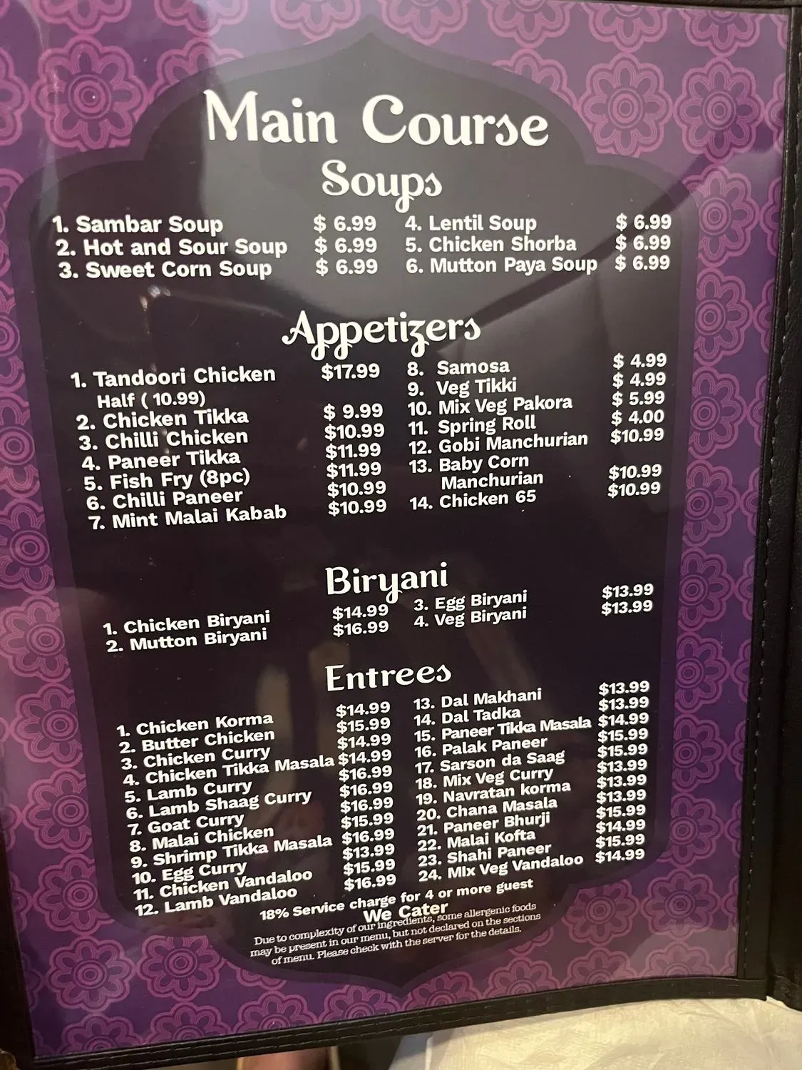 Menu 4