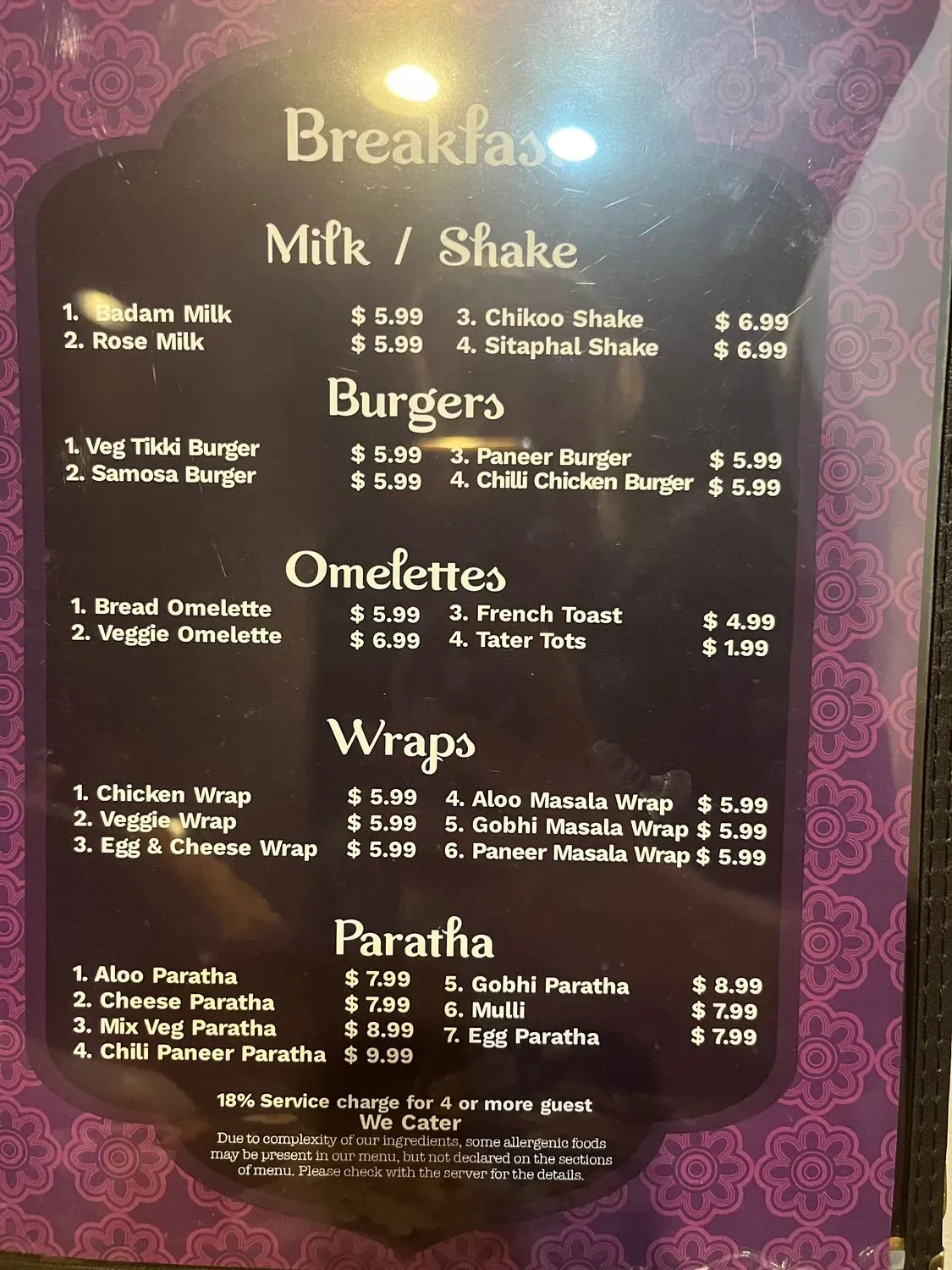 Menu 5