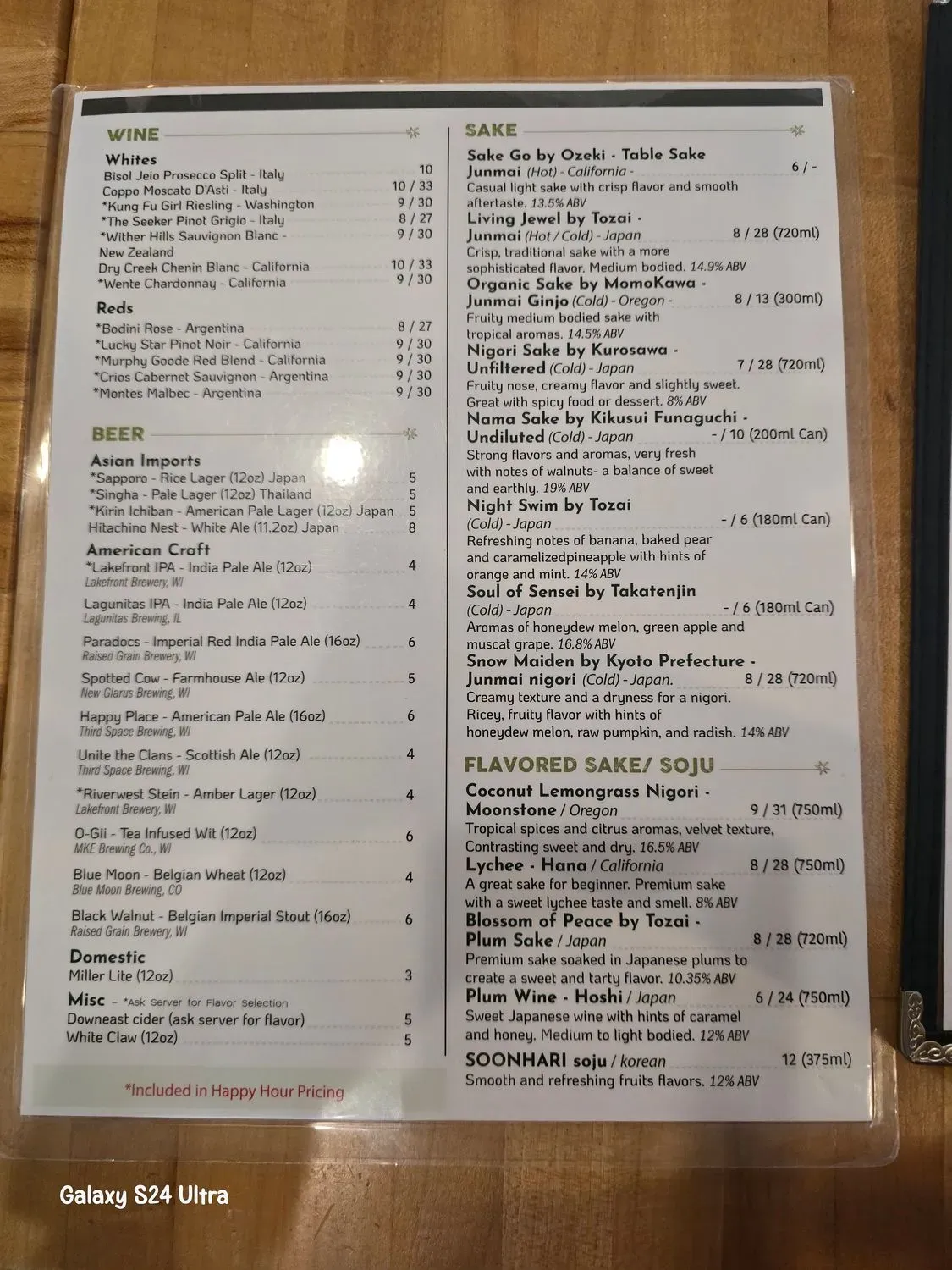 Menu 2