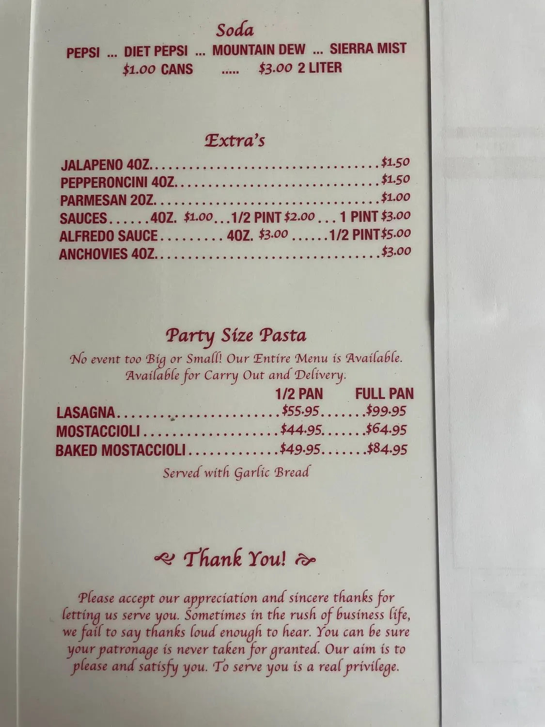 Menu 5