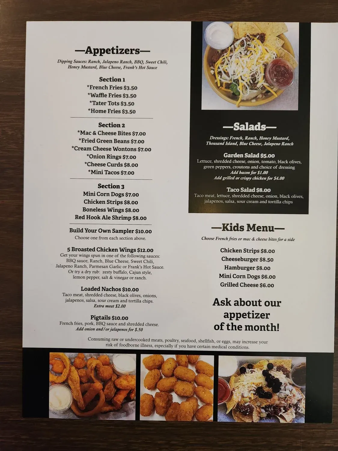 Gosnell's Packer Inn Menu - Updated October 2025
