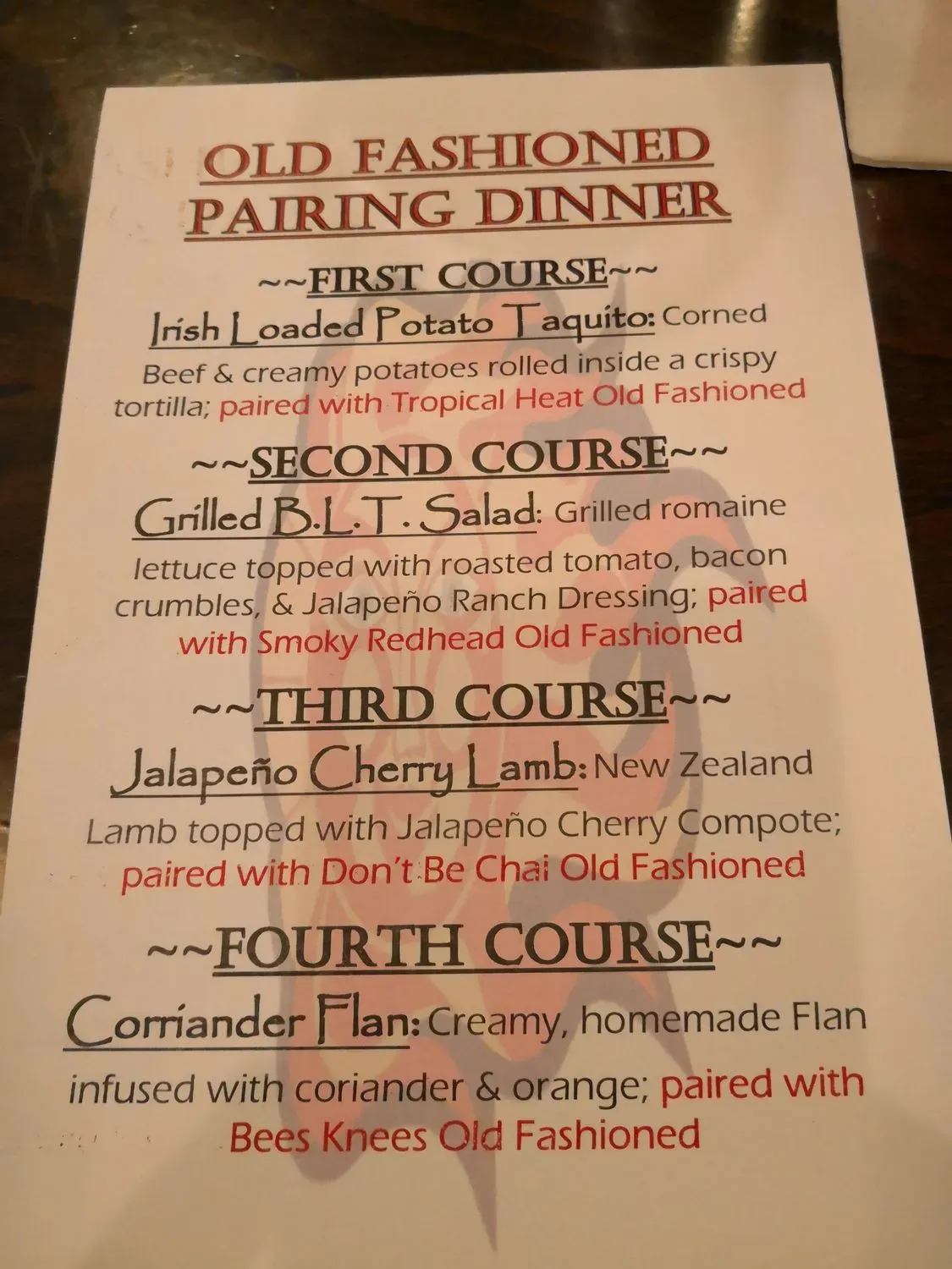 Osorio's Latin Fusion Menu - Updated October 2025