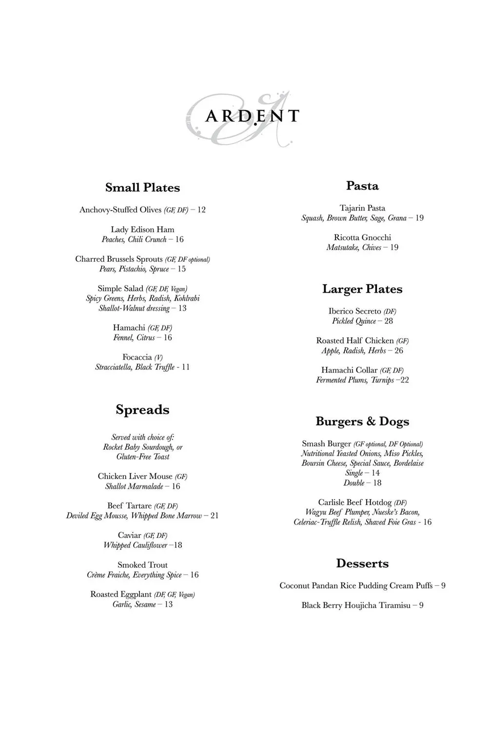 Menu 2