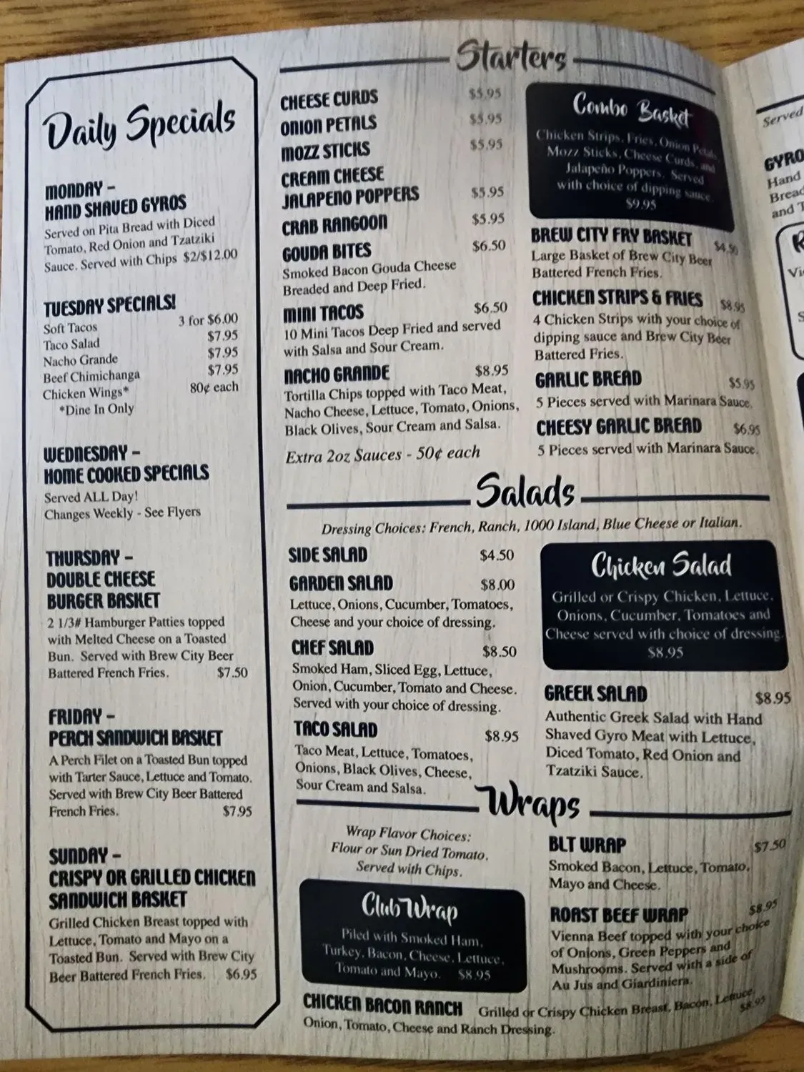 Menu 2