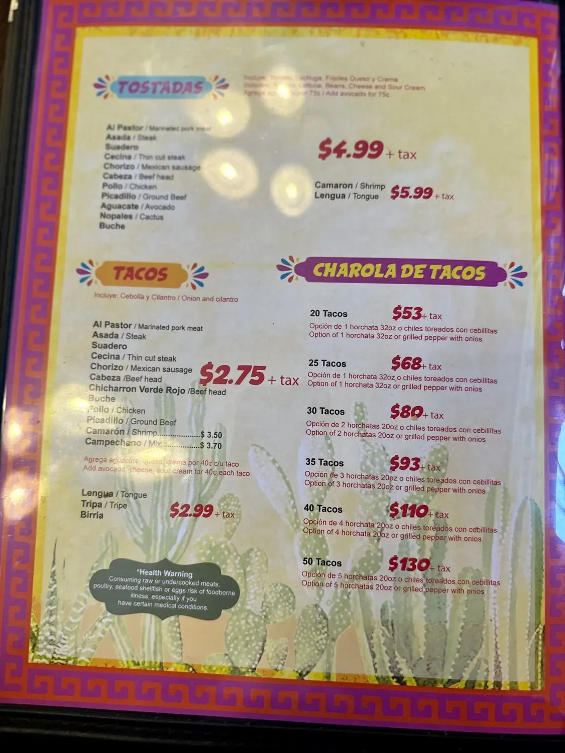 Menu 4