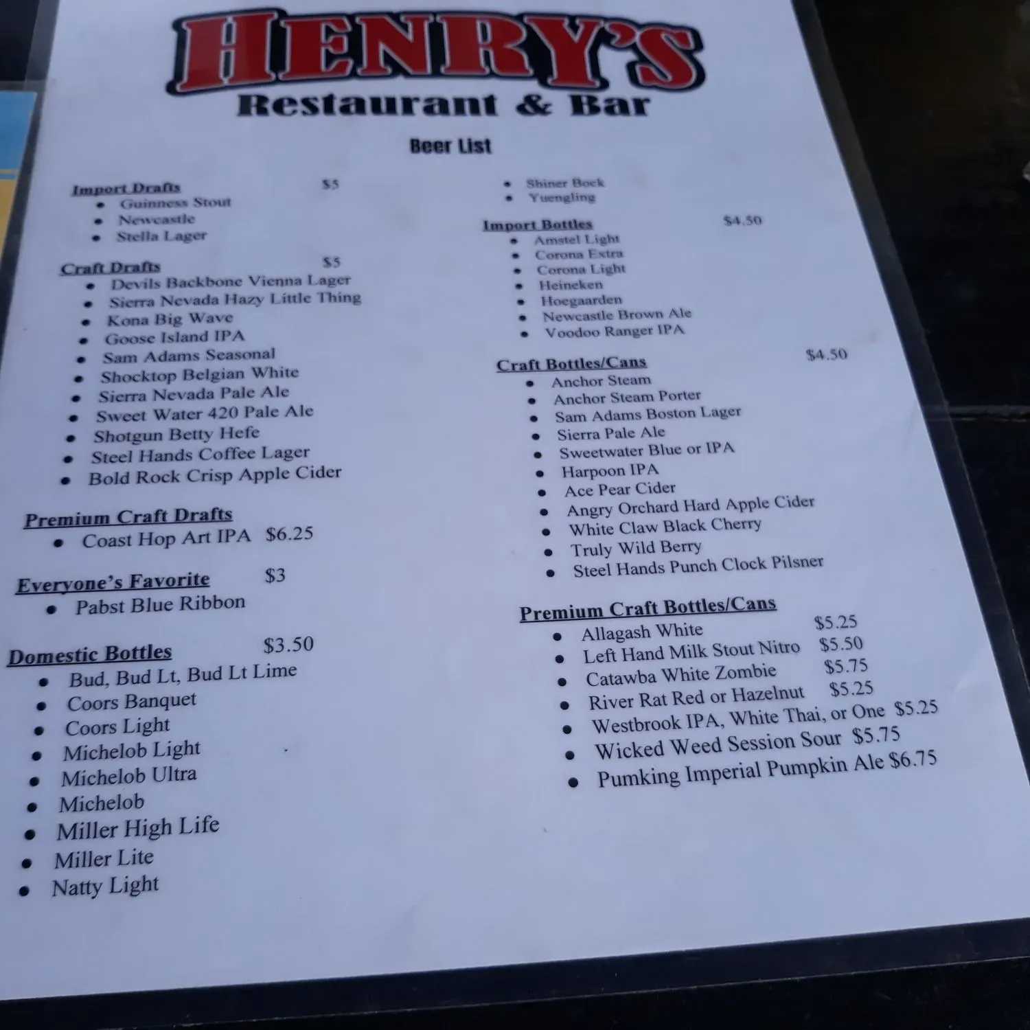 Menu 4