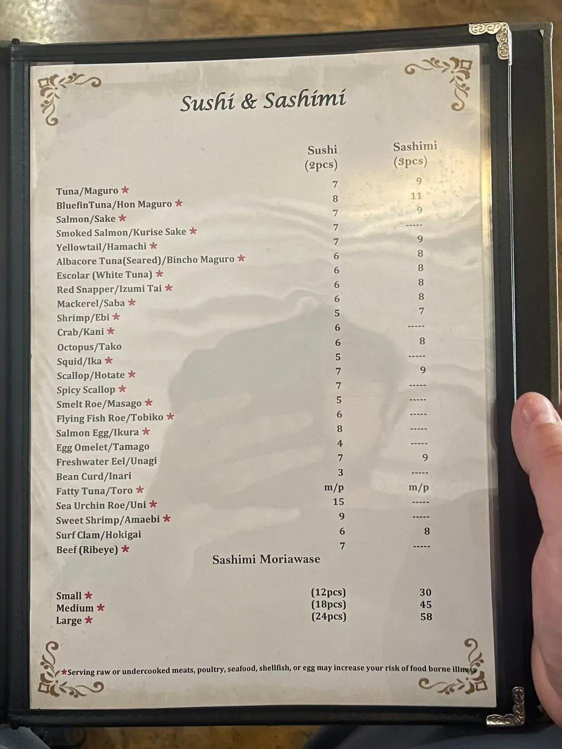 Menu 5