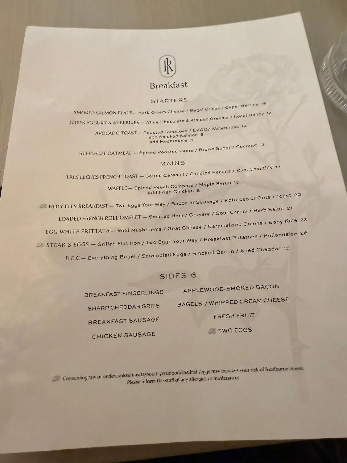 Menu 4