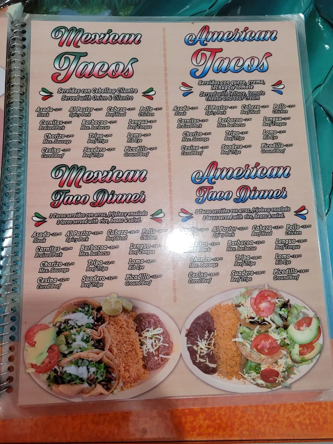 Menu 6