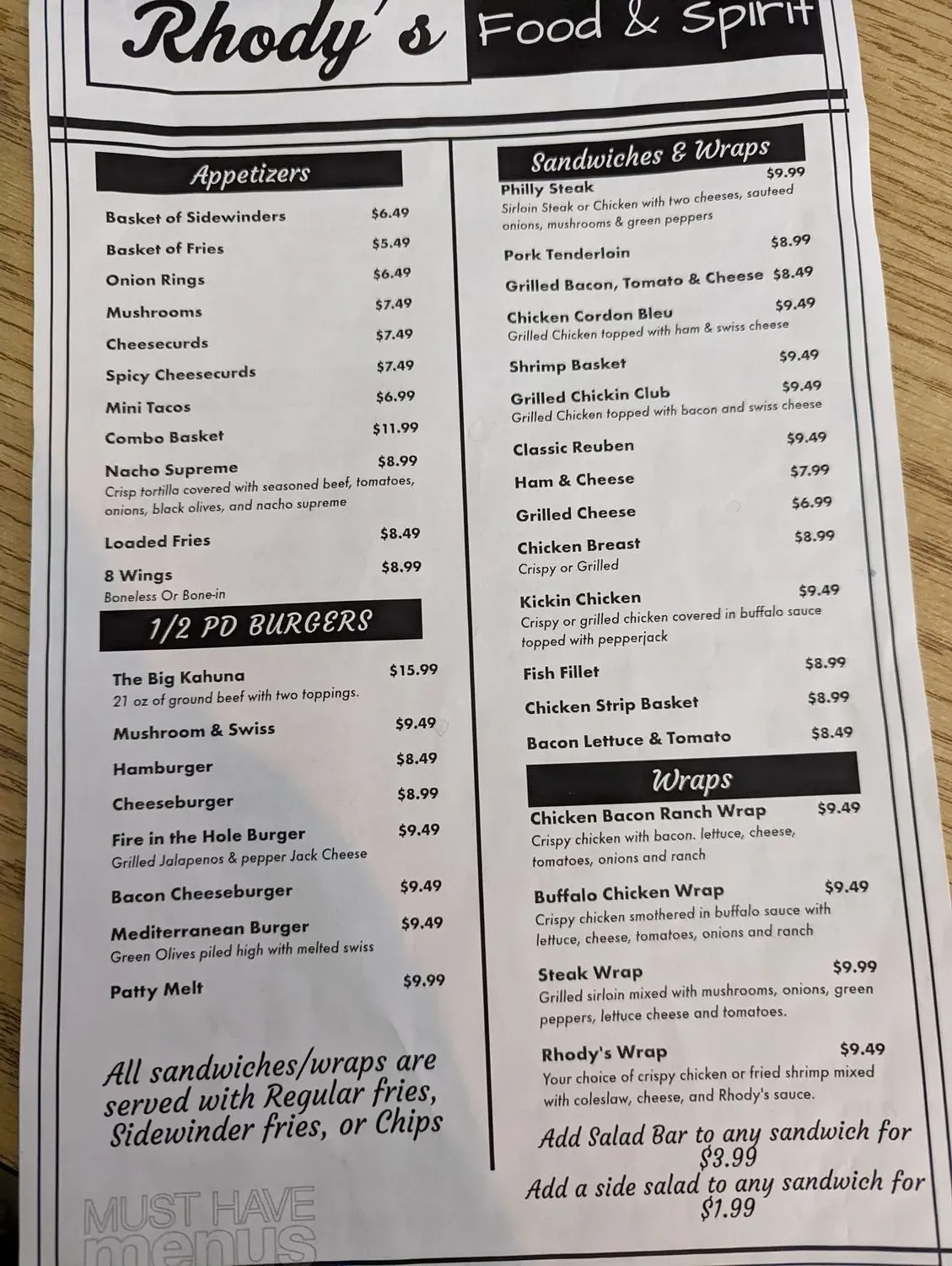 Menu 3