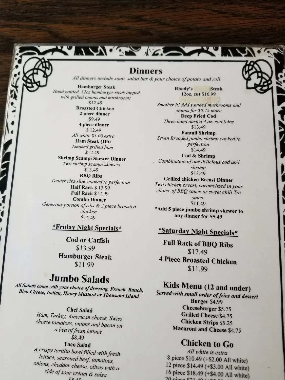 Menu 6