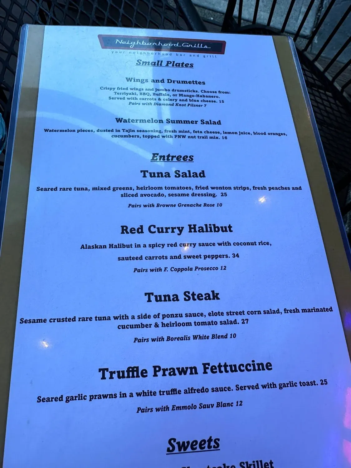 Menu 4