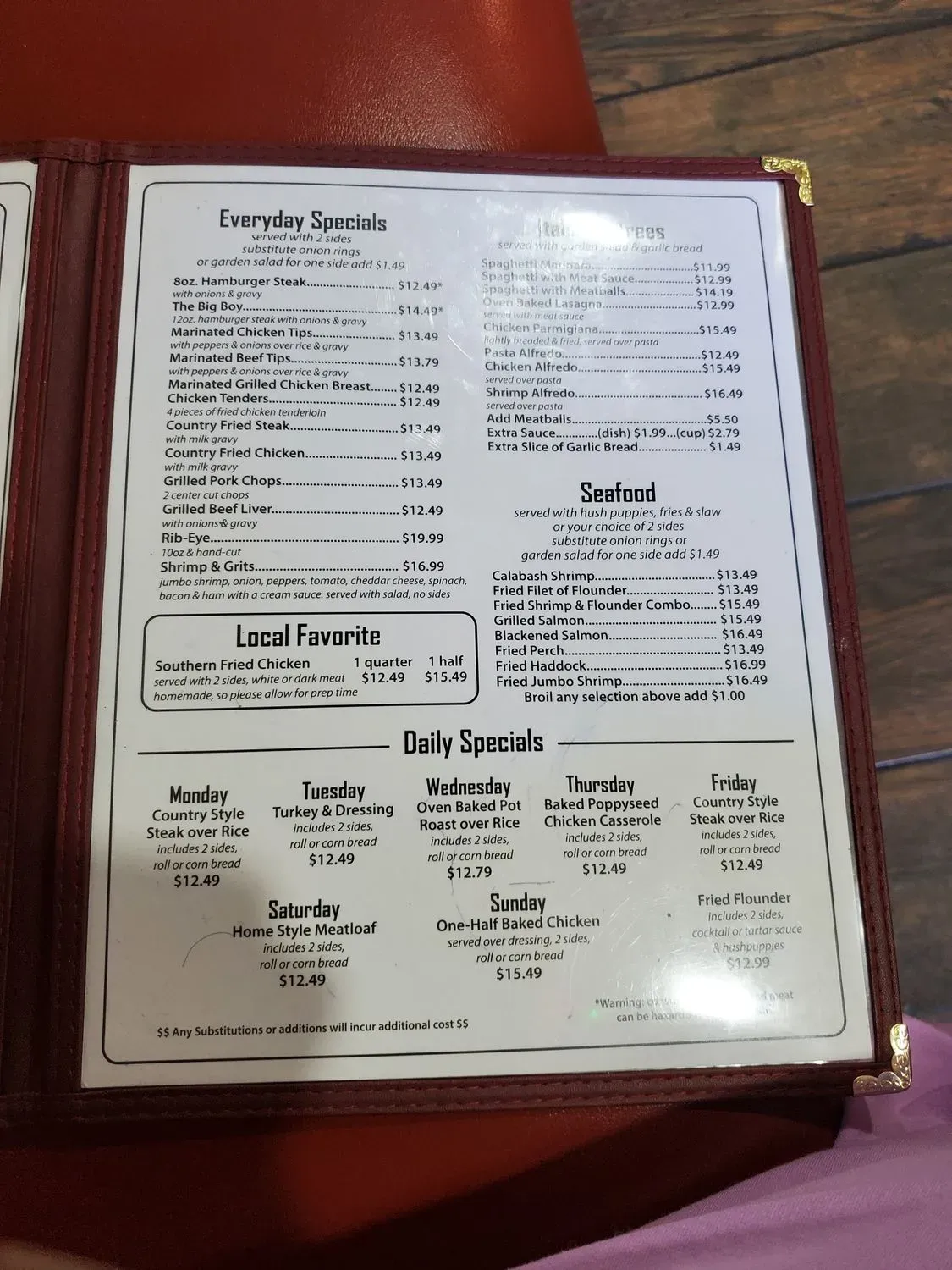 Menu 5