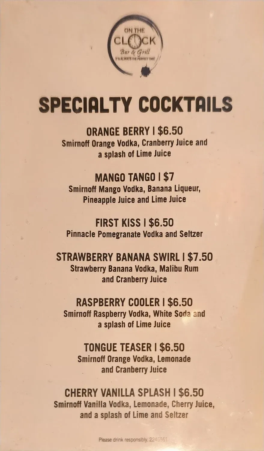 Menu 6