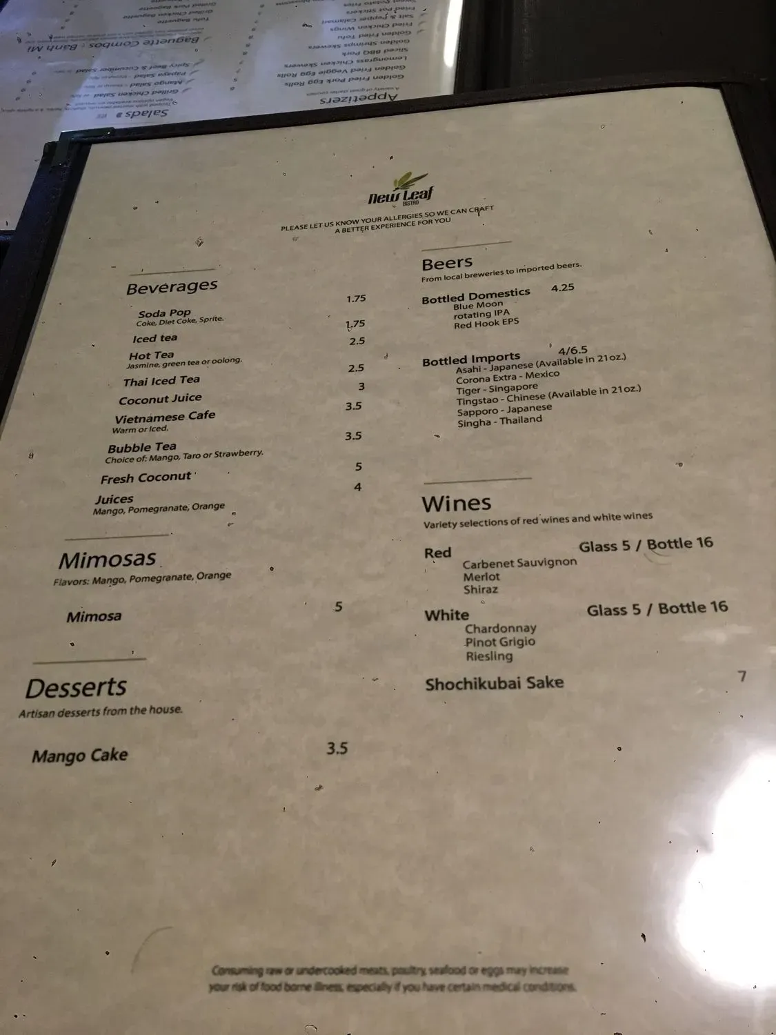 Menu 2