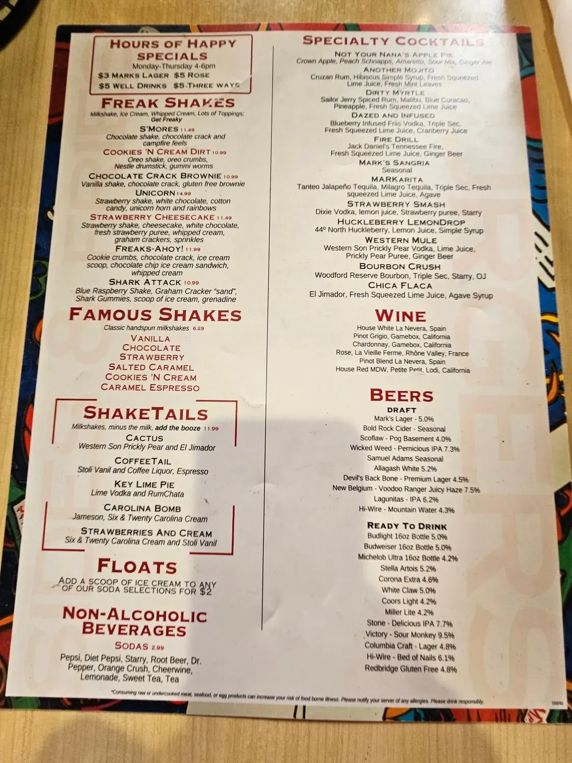 Menu 2