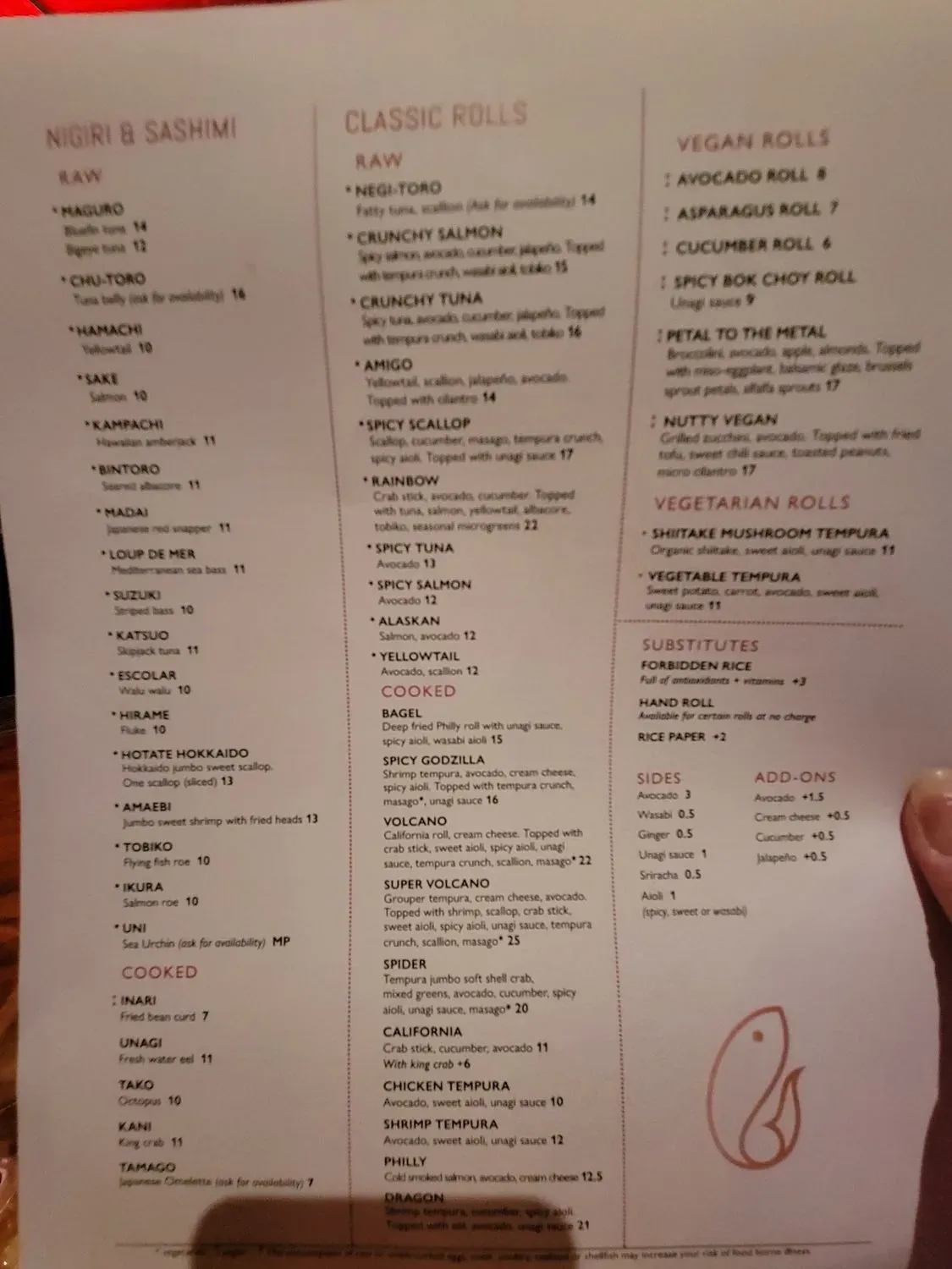 Menu 5