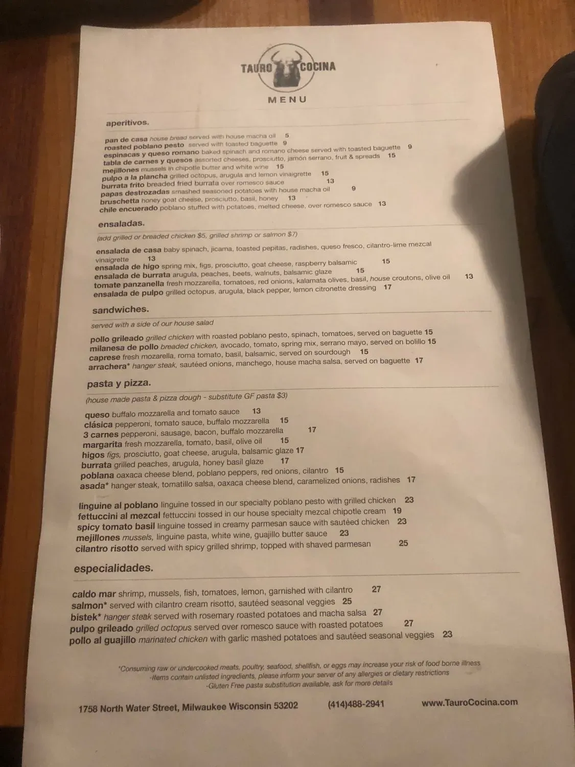 Menu 6