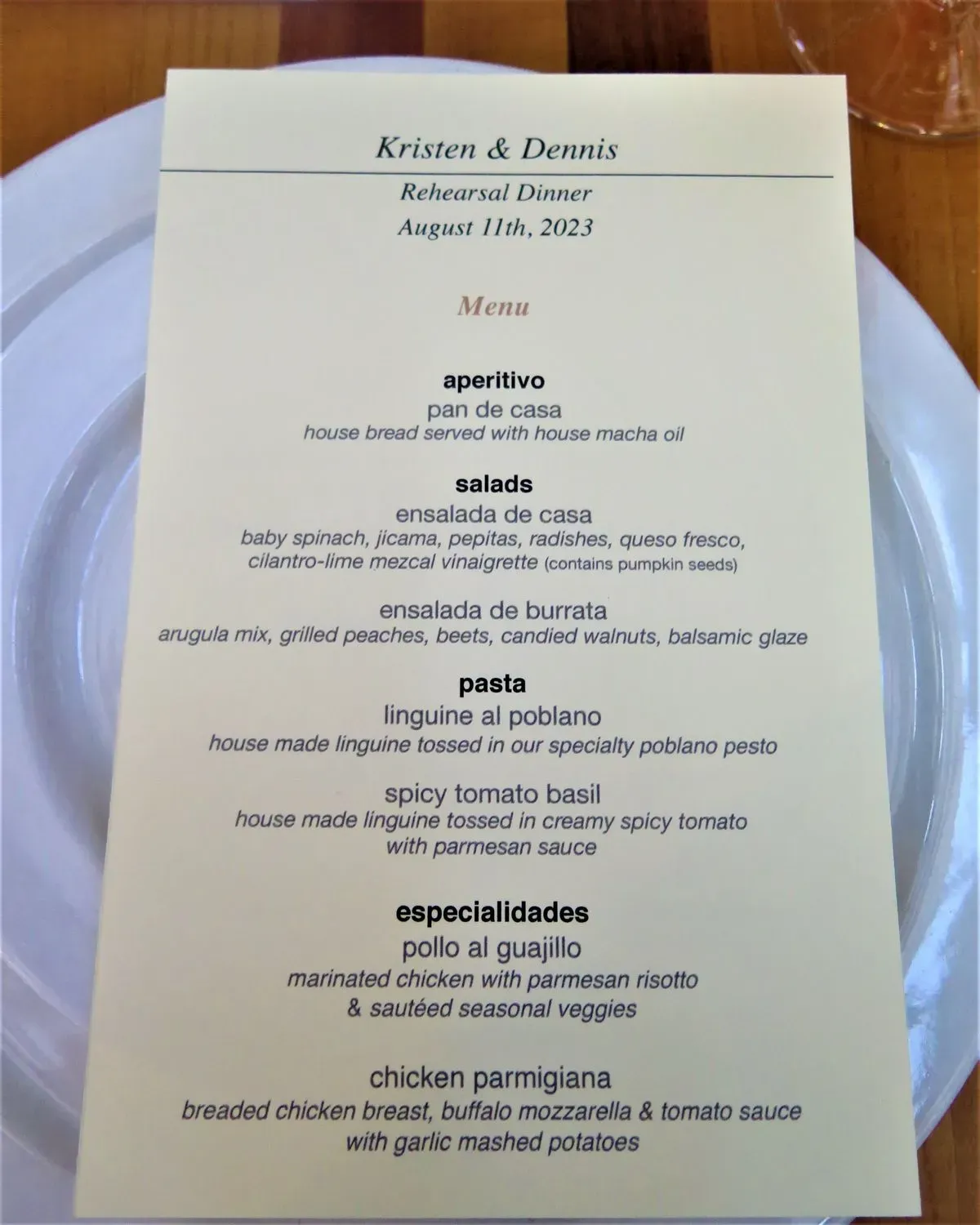 Menu 6