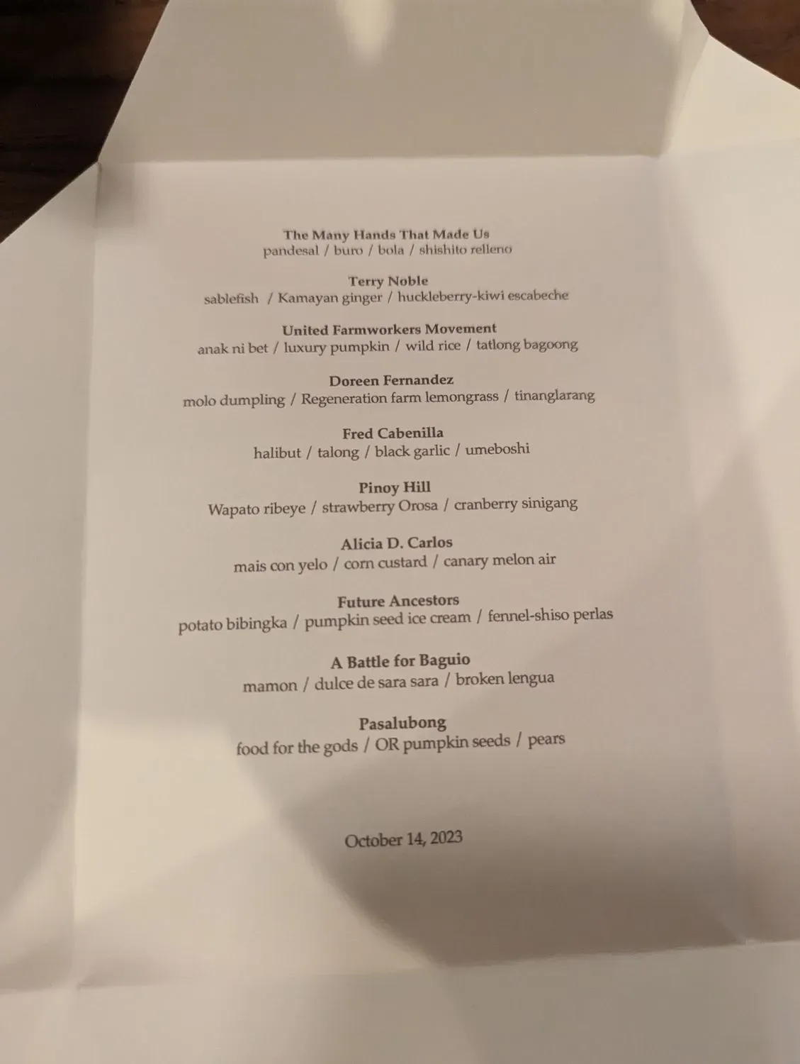 Menu 2