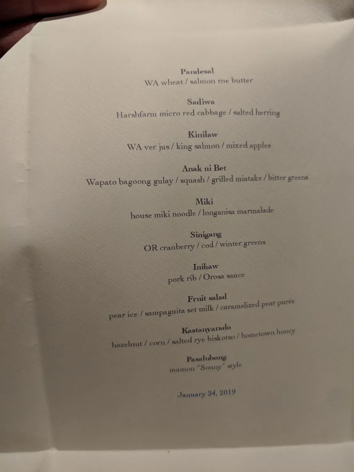 Menu 6