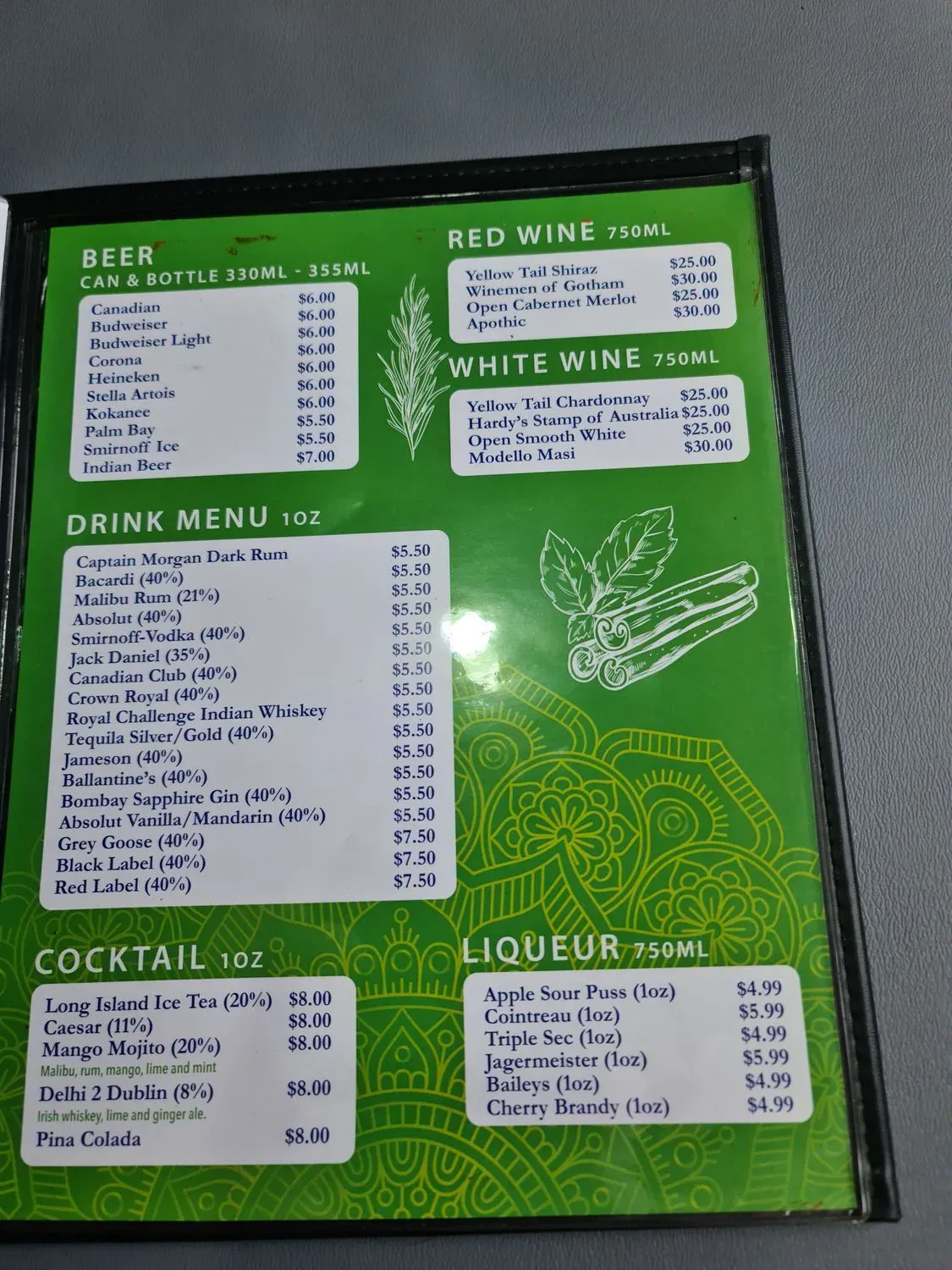 Menu 2