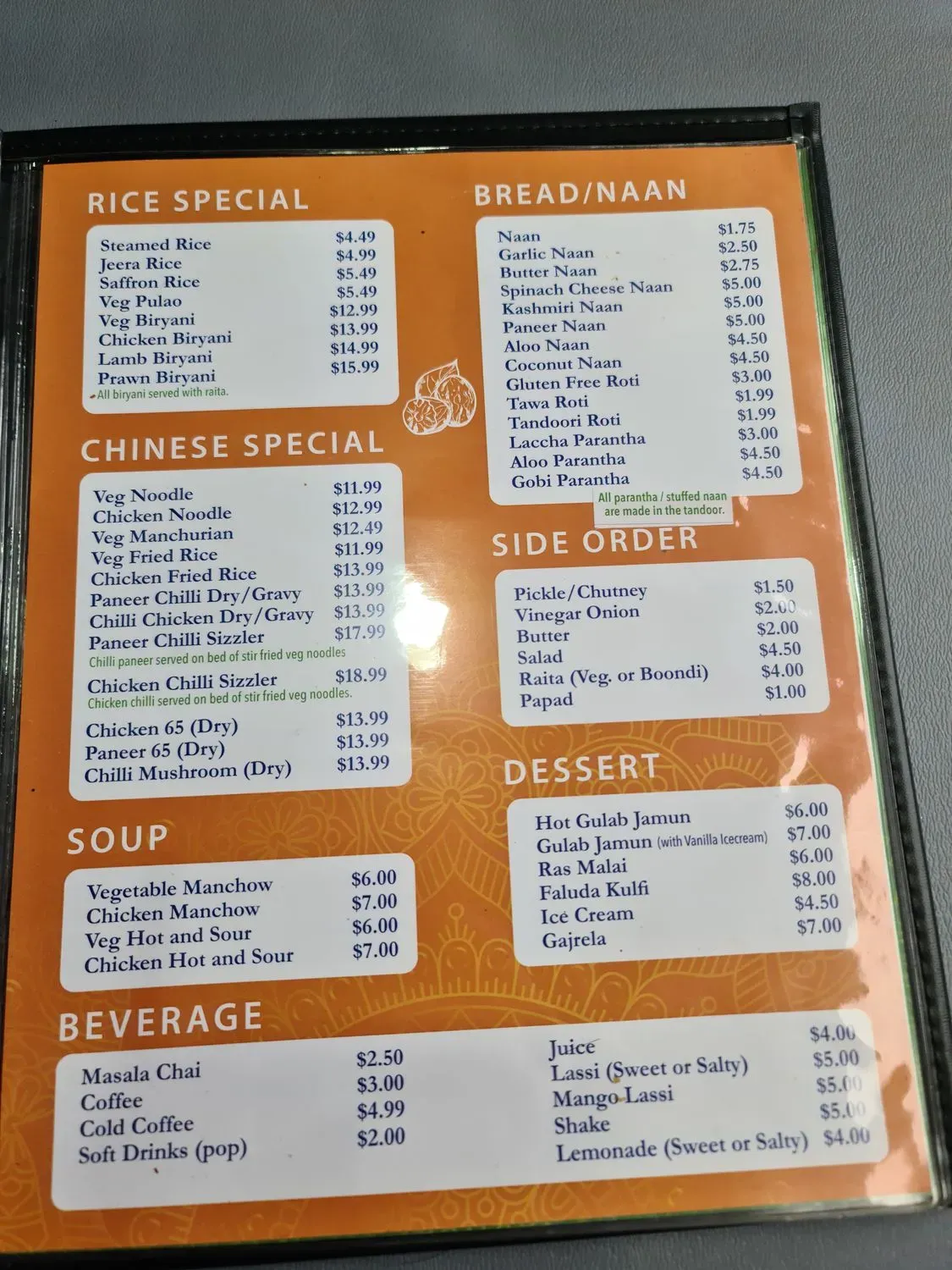 Menu 3