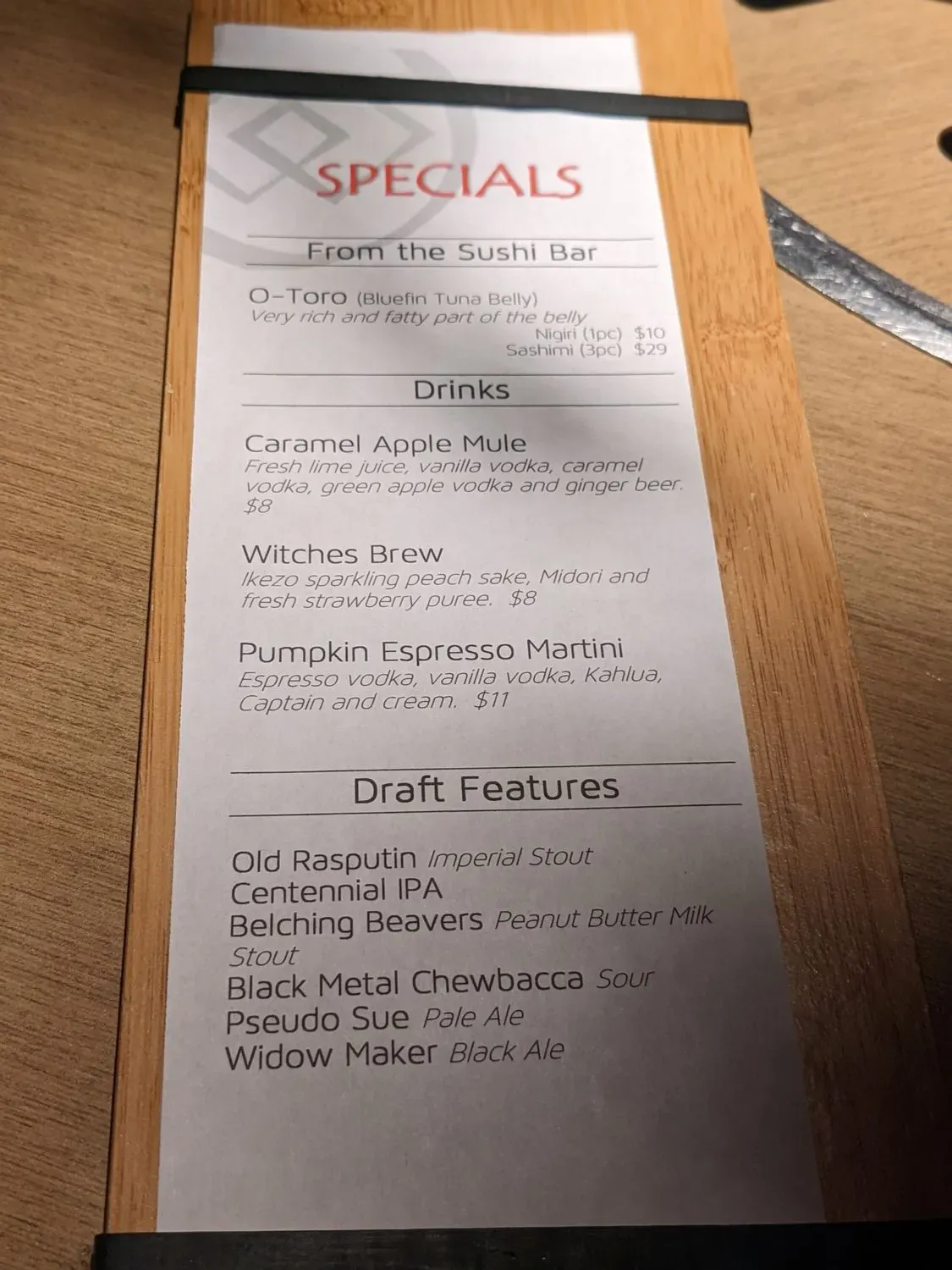 Menu 4