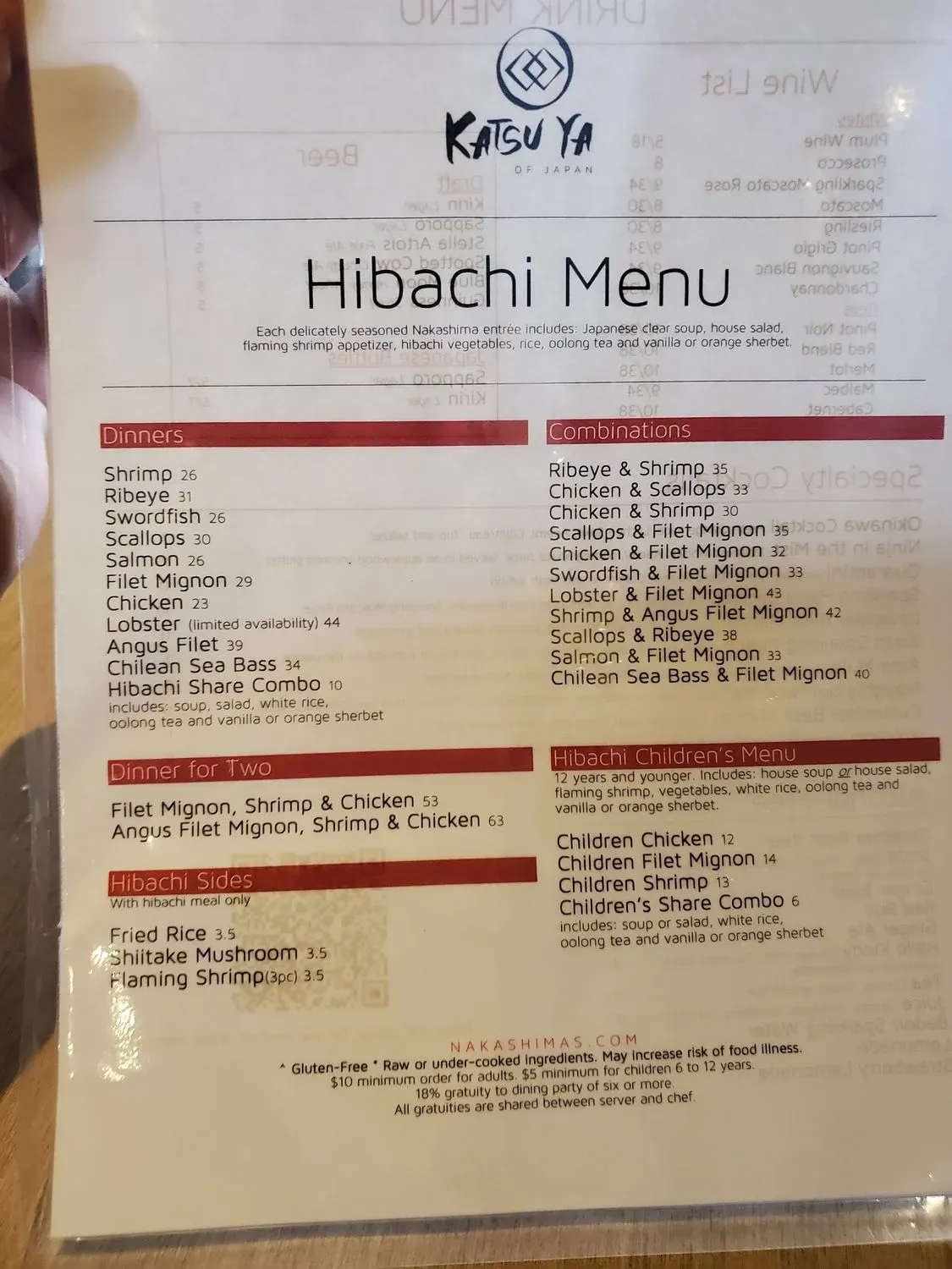 Menu 2