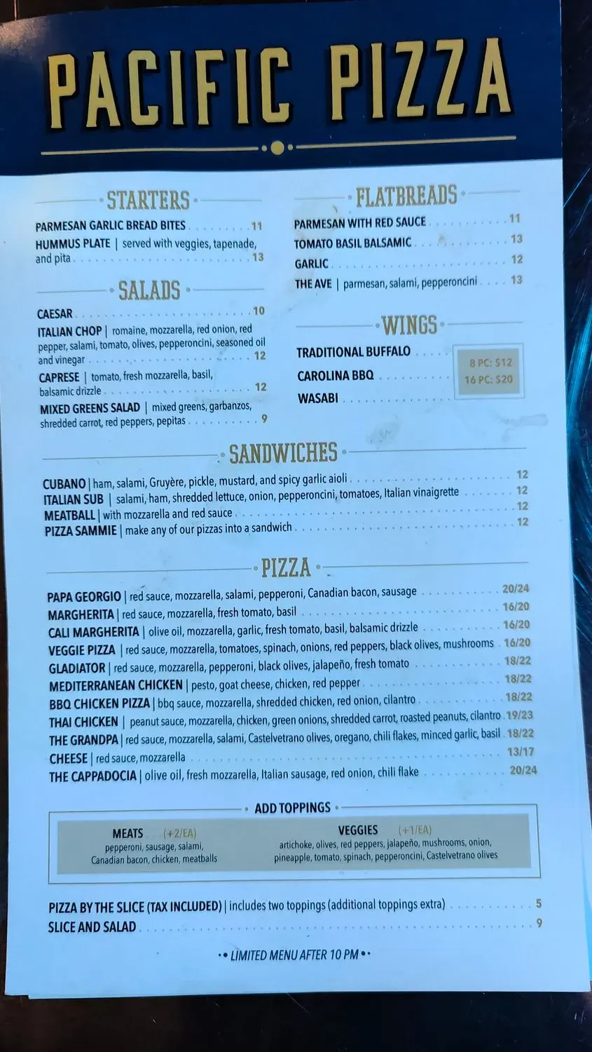 Menu 2