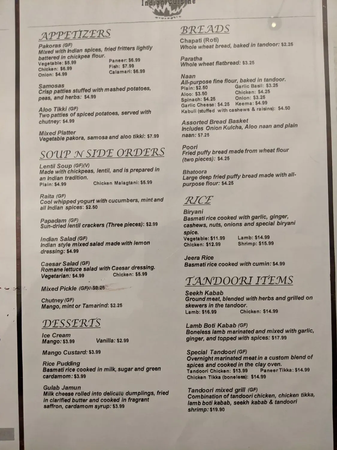 Menu 4