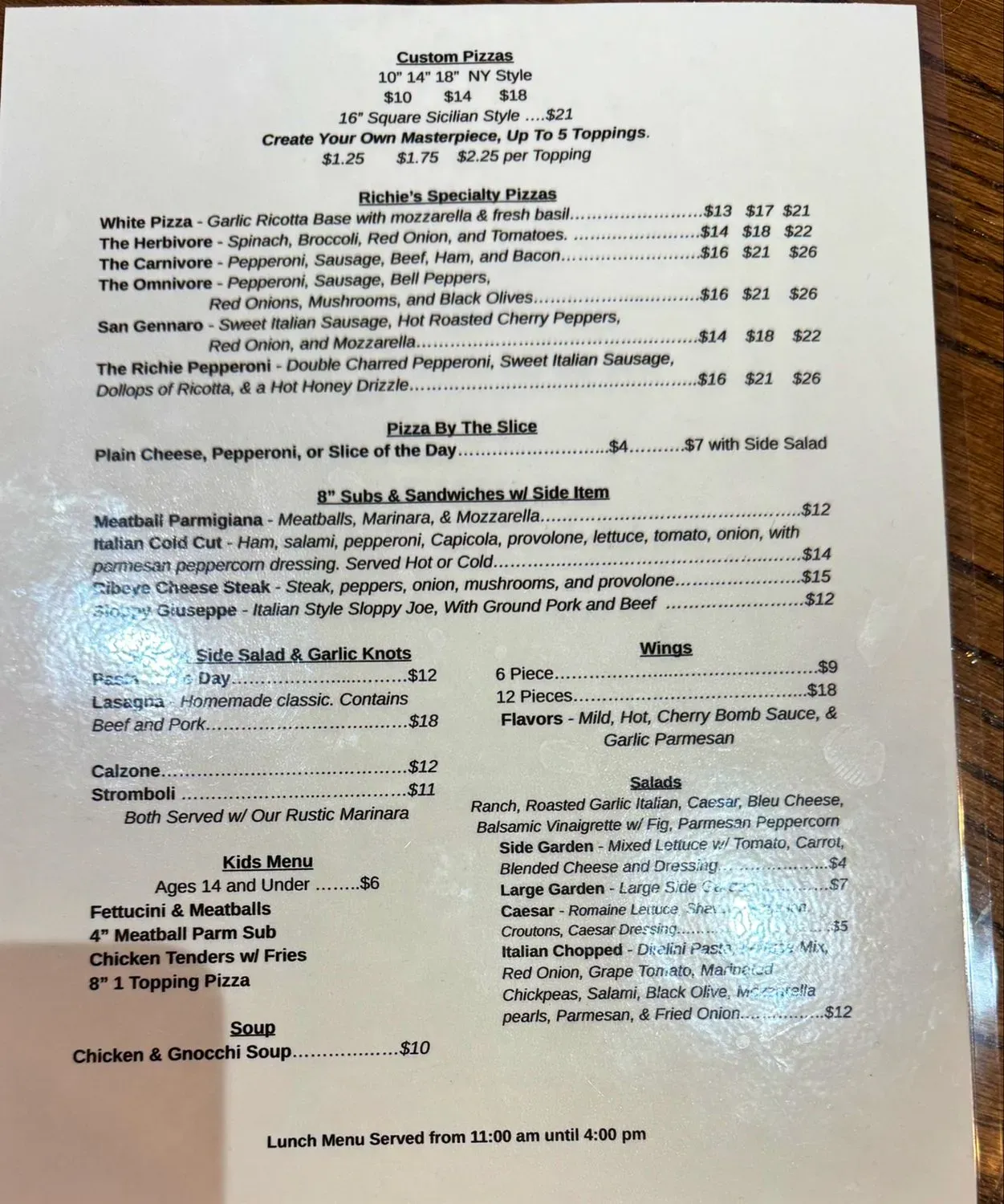 Menu 4