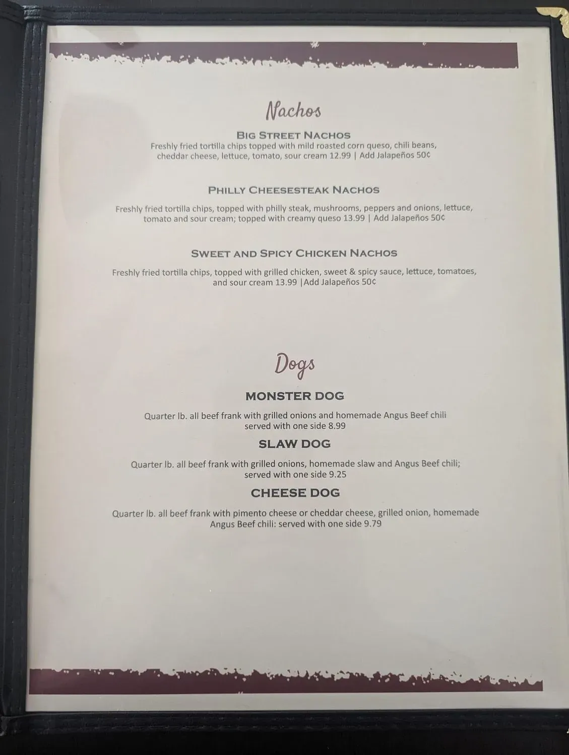 Menu 4