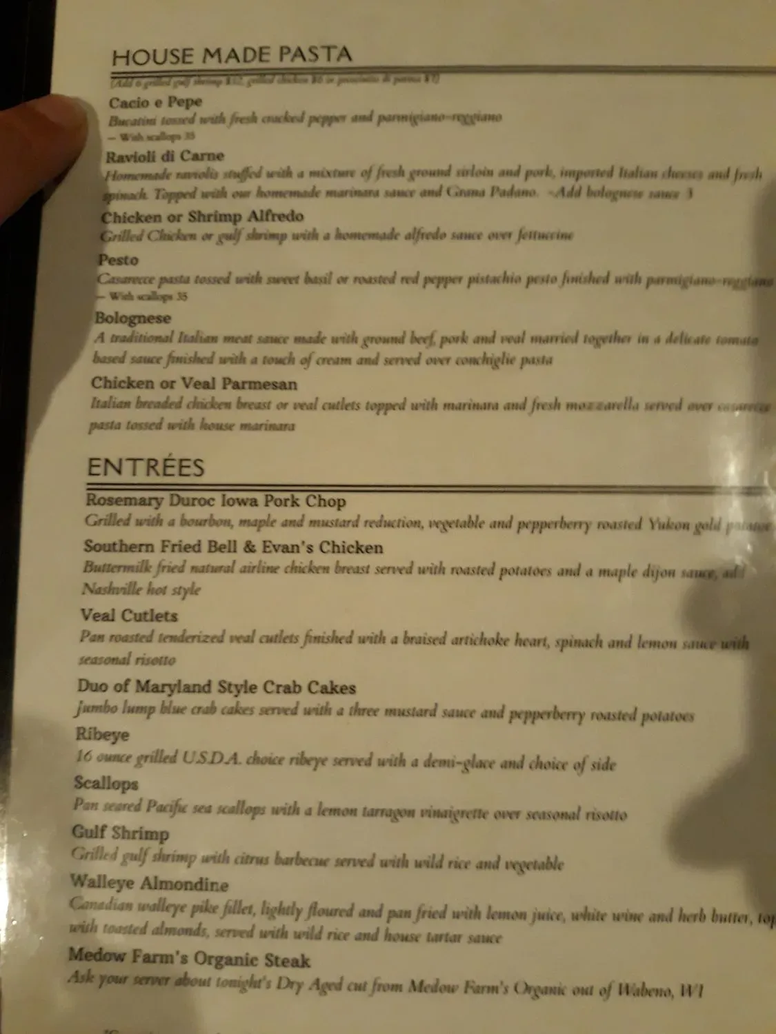 Menu 5