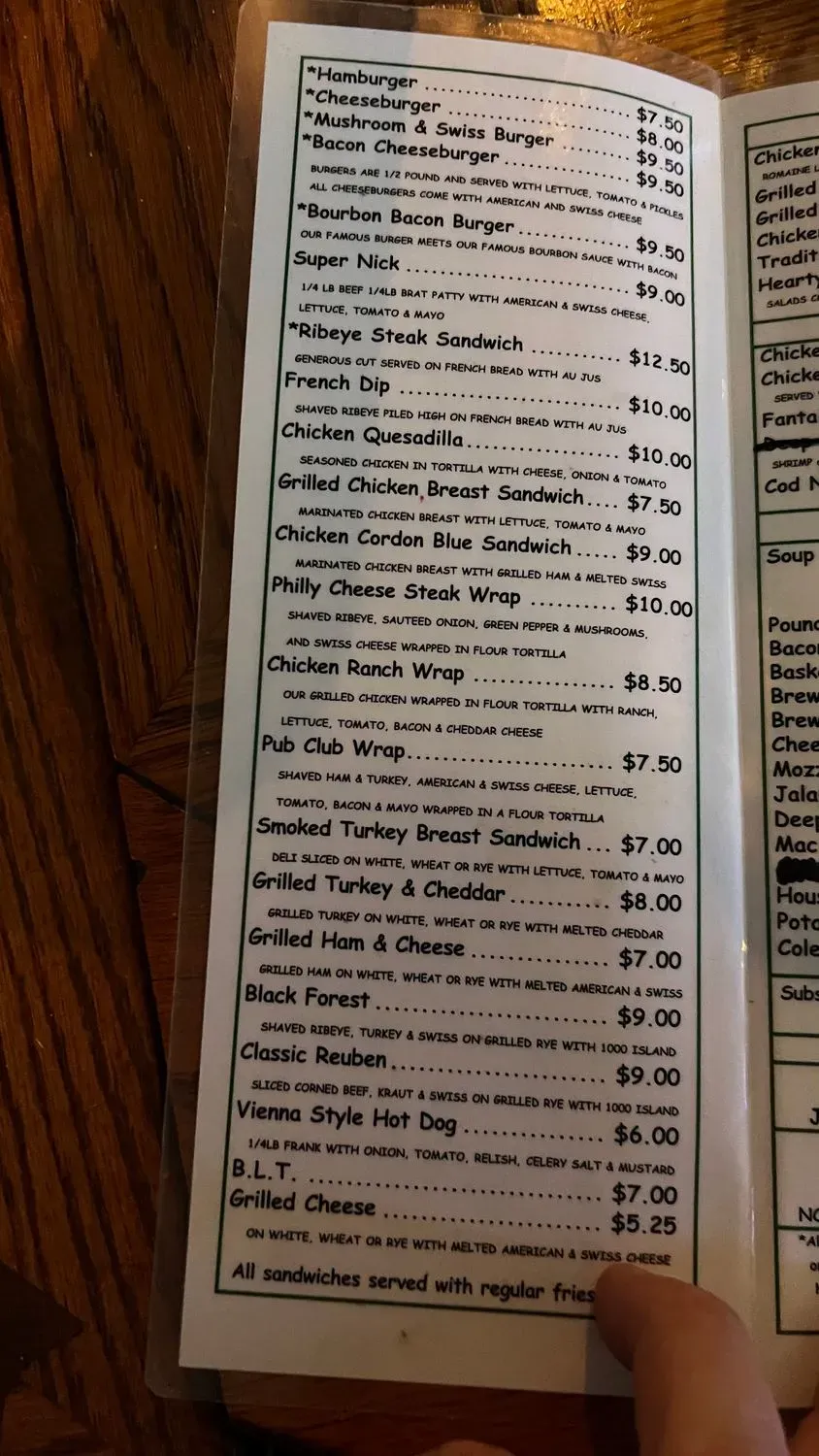 Menu 4