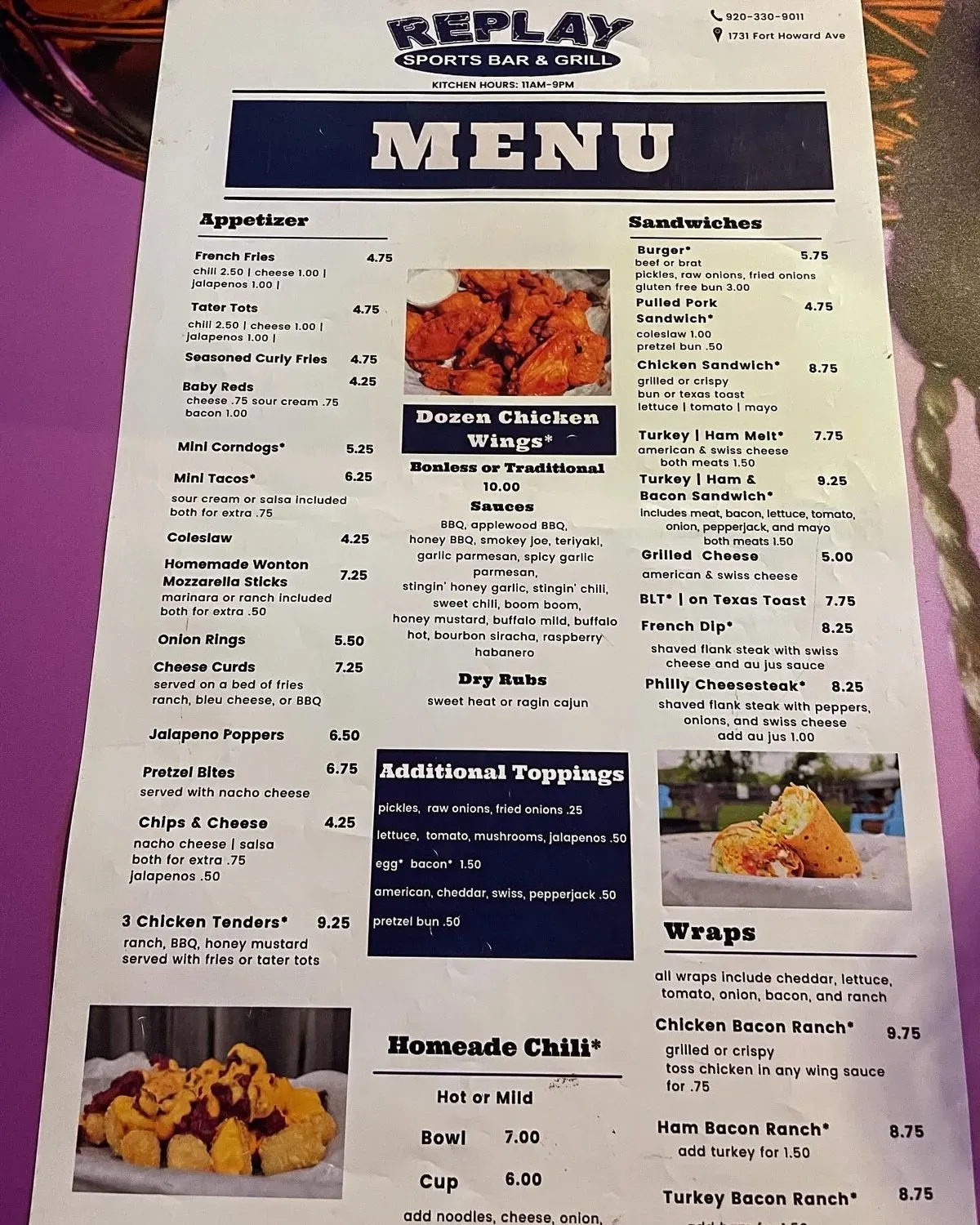 Menu 4