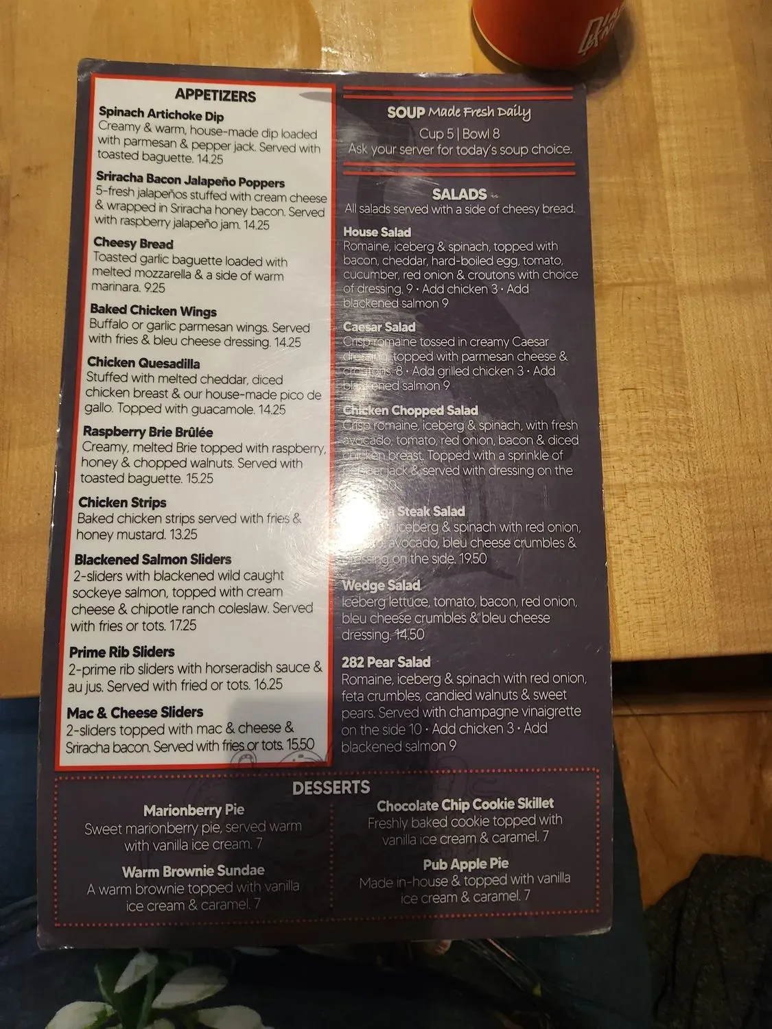 Menu 4