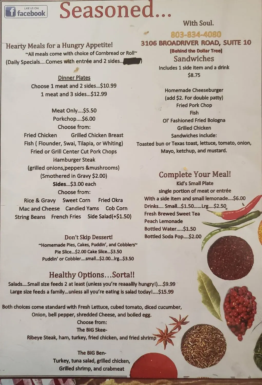 Menu 6