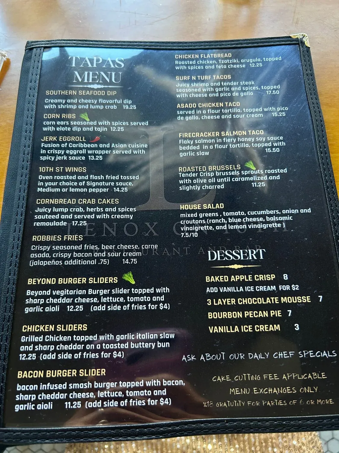 Menu 3