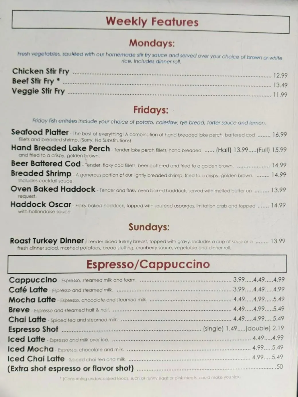 Menu 6