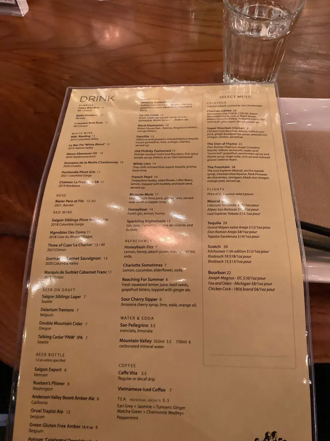 Menu 5