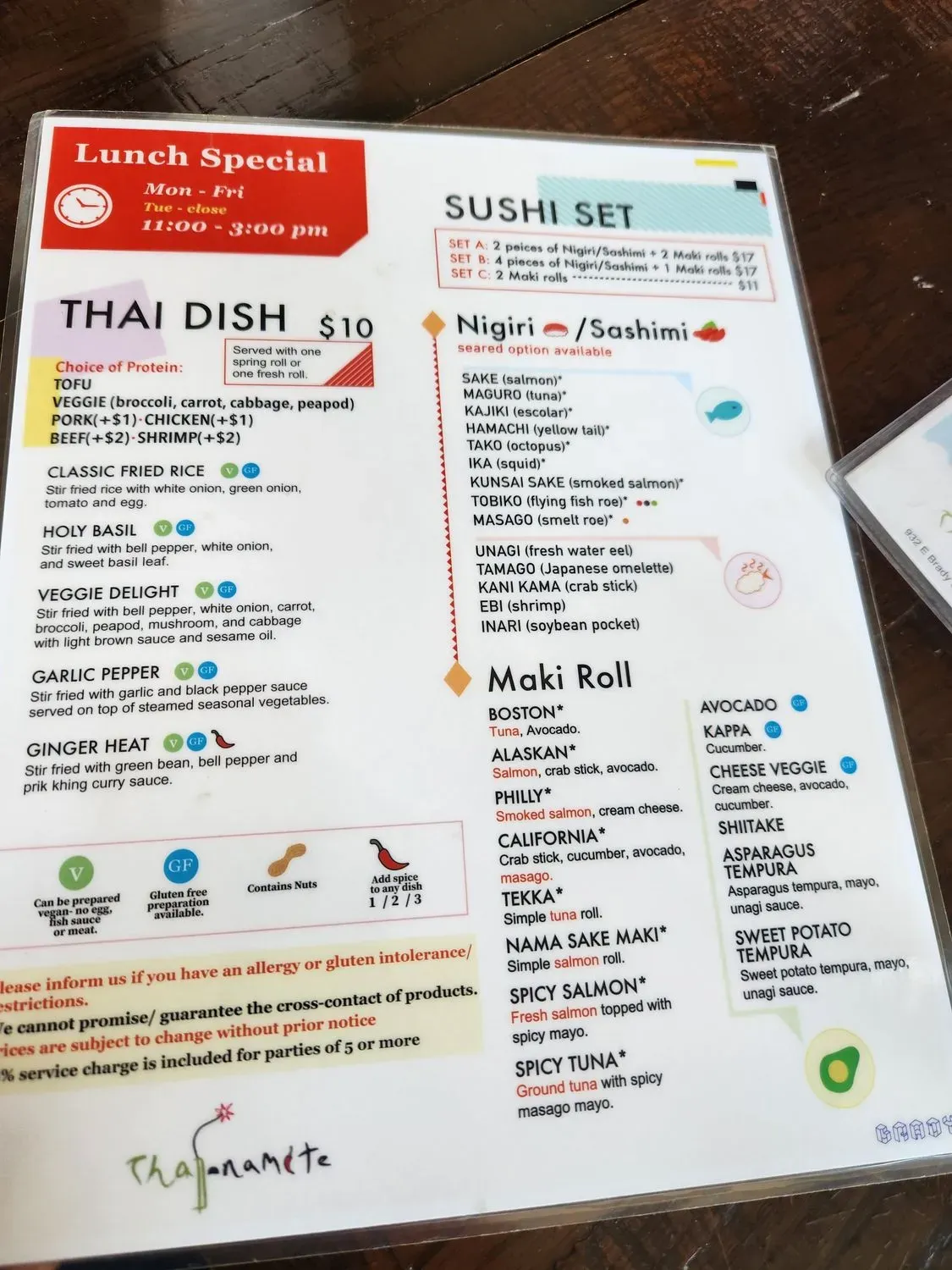 Menu 4